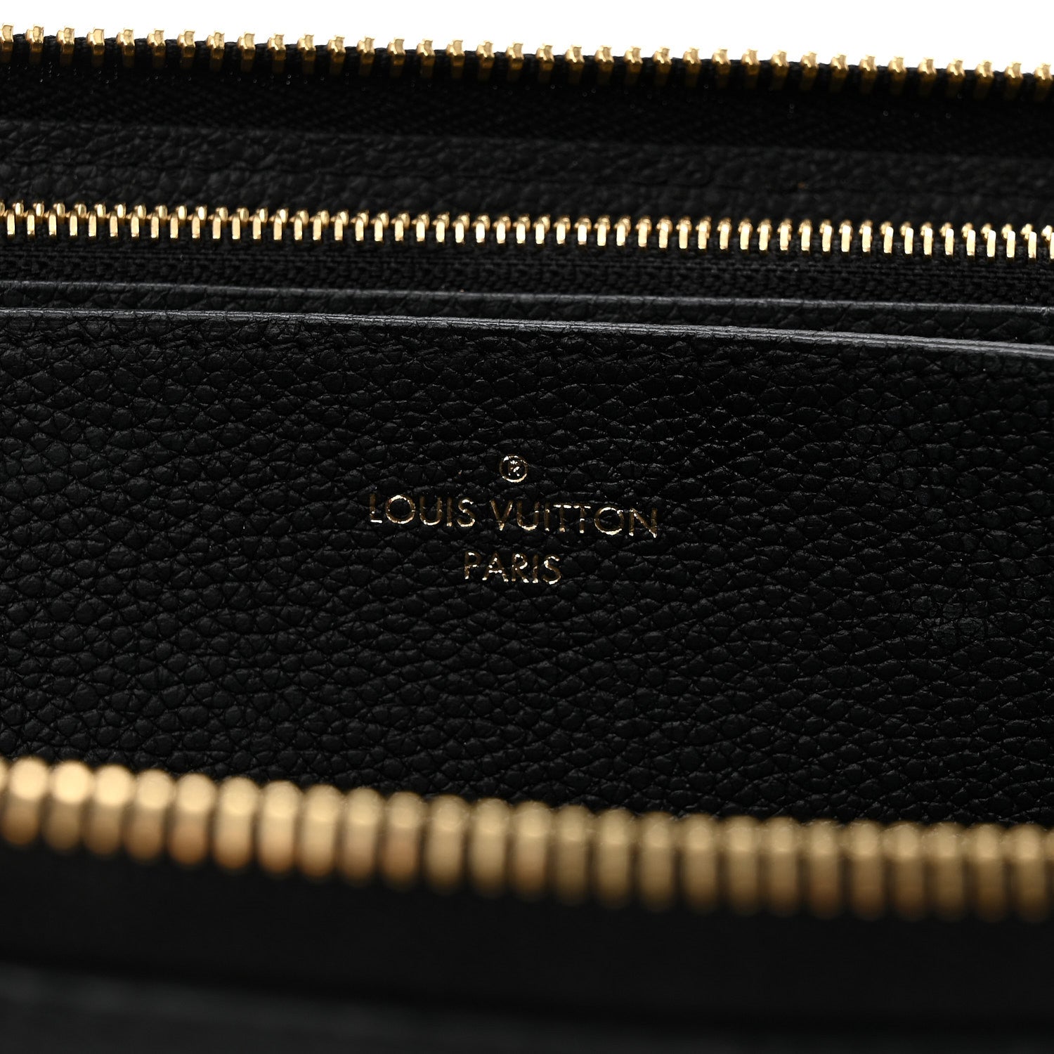Louis Vuitton Empreinte Zippy Wallet Black