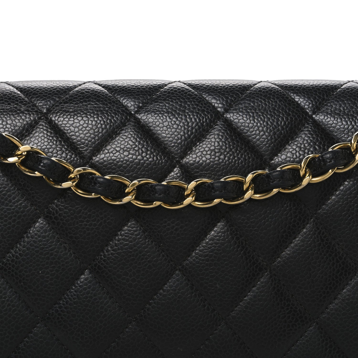 Chanel Caviar Quilted Jumbo Double Flap Black