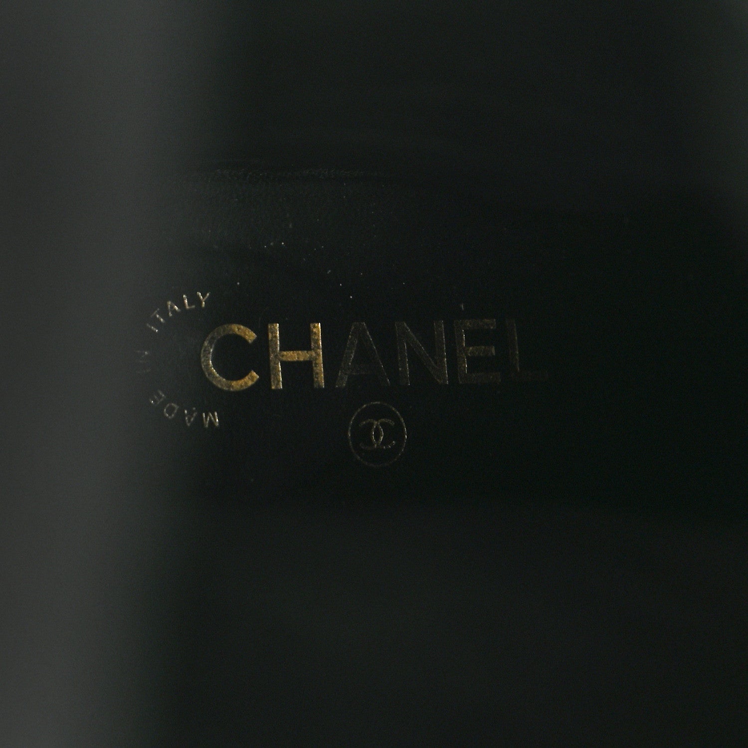 Chanel Suede Calfskin Chain Around High Boots 41 Black