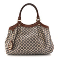 Gucci Diamante Medium Sukey Tote Brown