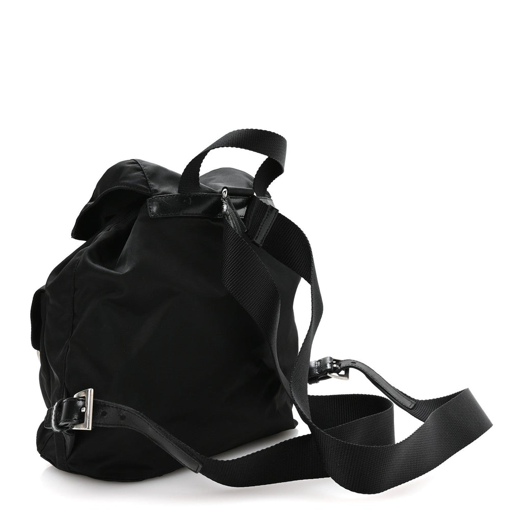 Prada Nylon Vela Small Backpack Black