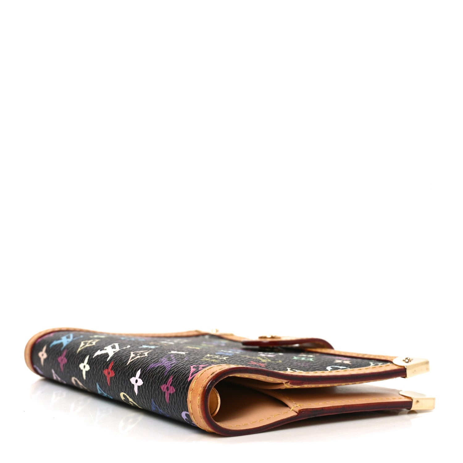 Louis Vuitton Monogram Multicolor Small Ring Agenda Cover Black