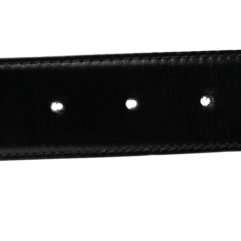 Gucci Calfskin G Logo Belt 80 32 Black