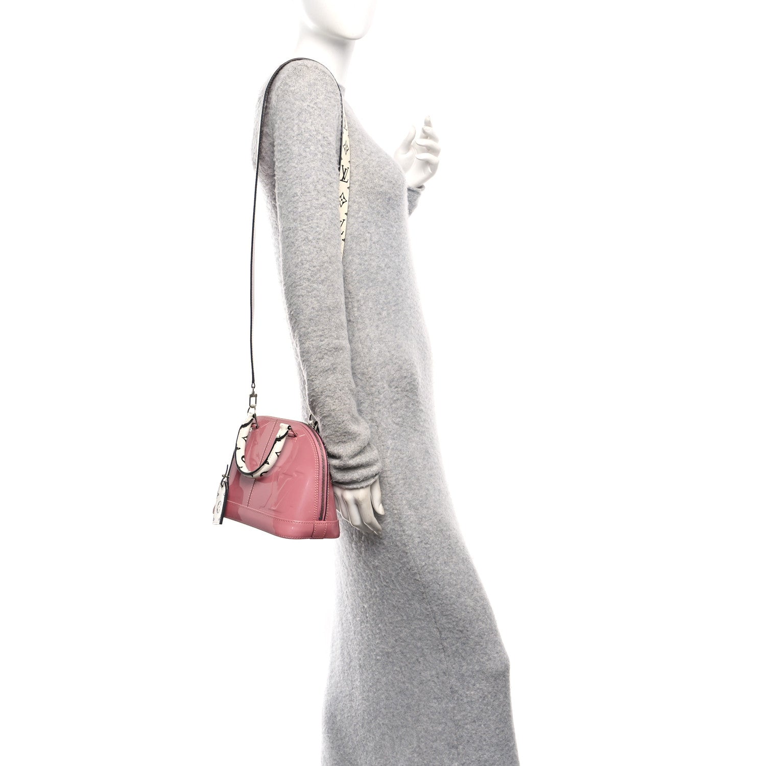 Louis Vuitton Patent Monogram Alma BB Rose Blush