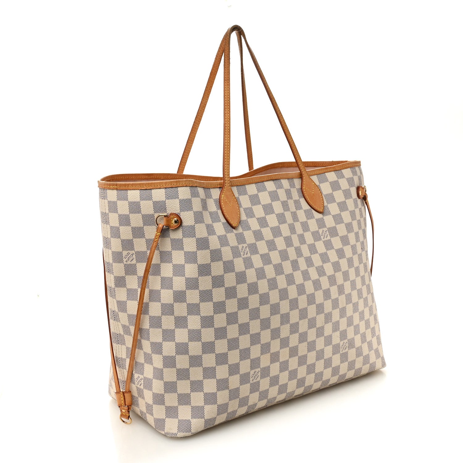 Louis Vuitton Damier Azur Neo Neverfull GM Rose Ballerine
