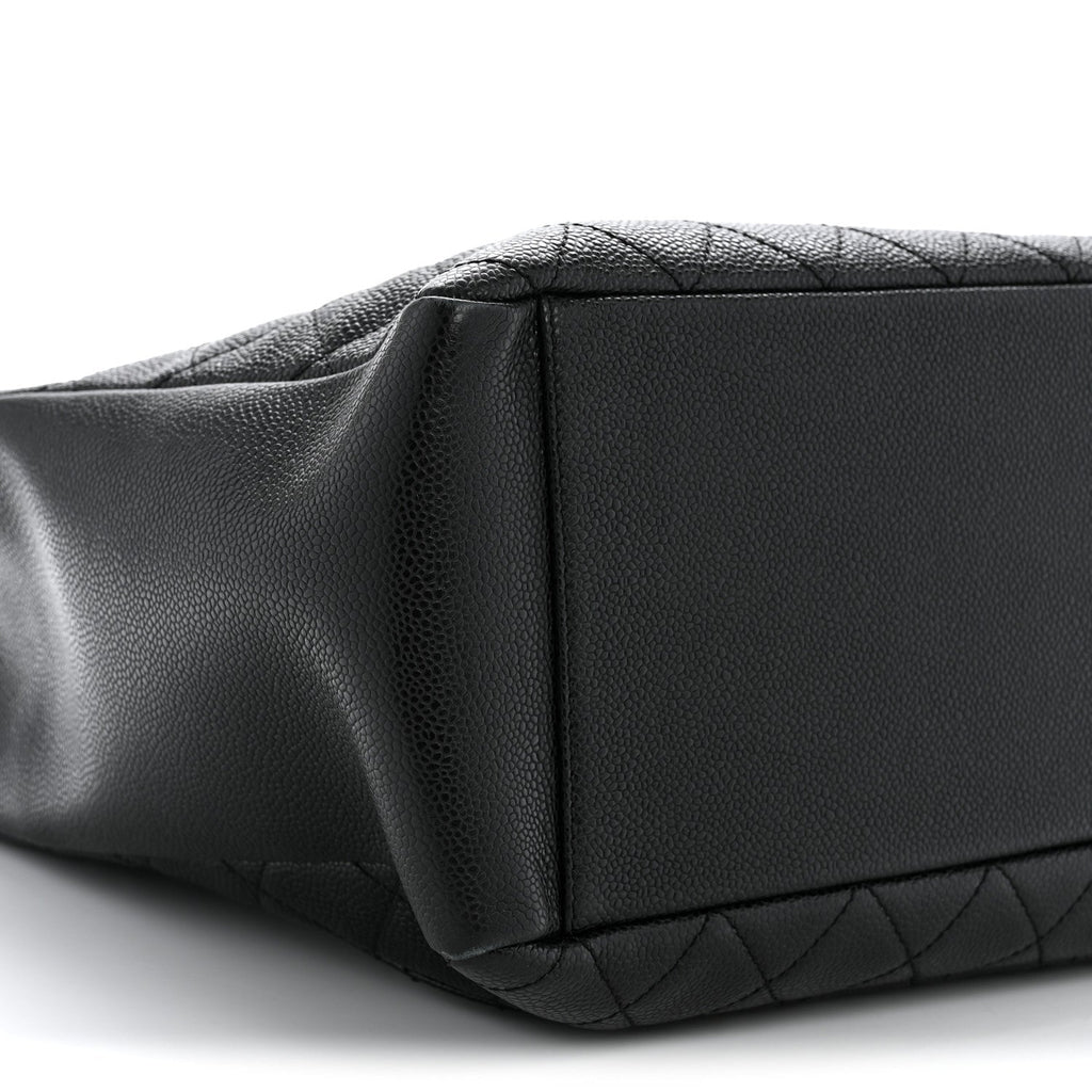 Chanel Caviar Quilted Grand Shopping Tote GST Black