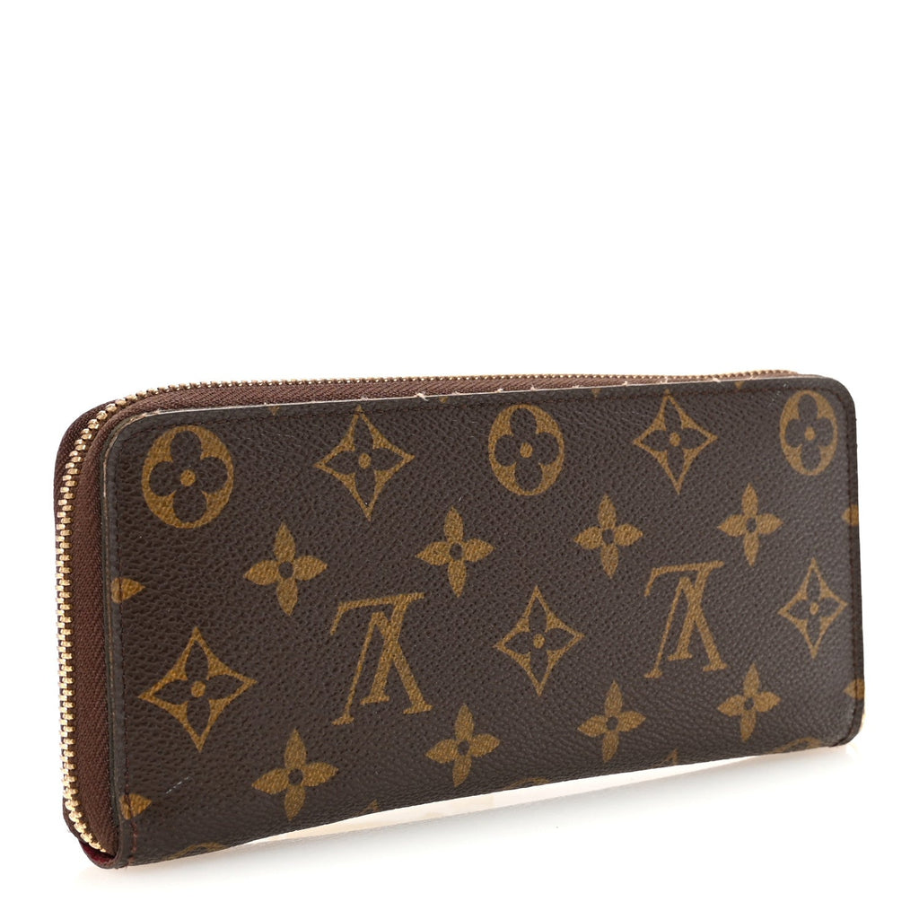 Louis Vuitton Monogram Clemence Wallet Fuchsia