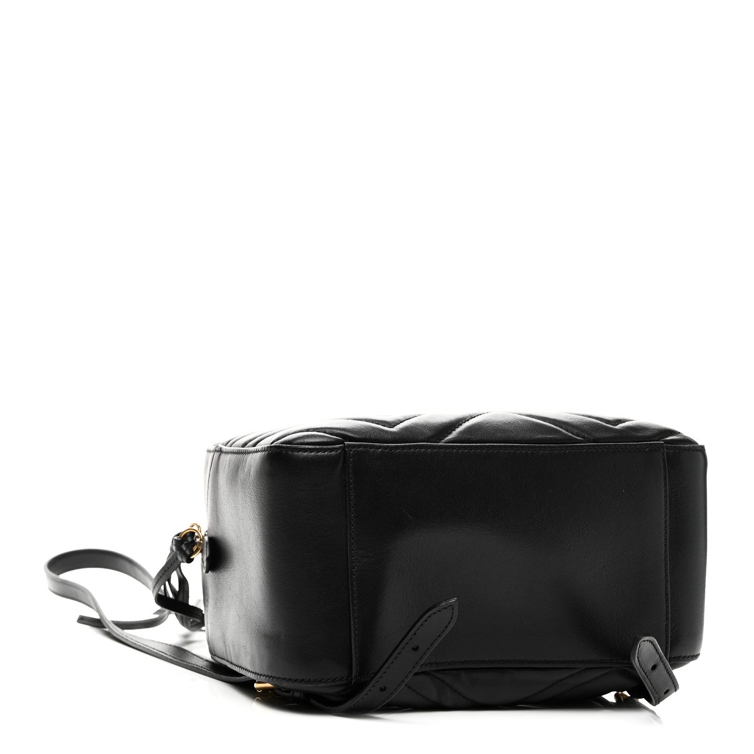 Gucci Calfskin Matelasse GG Marmont Dome Backpack Black