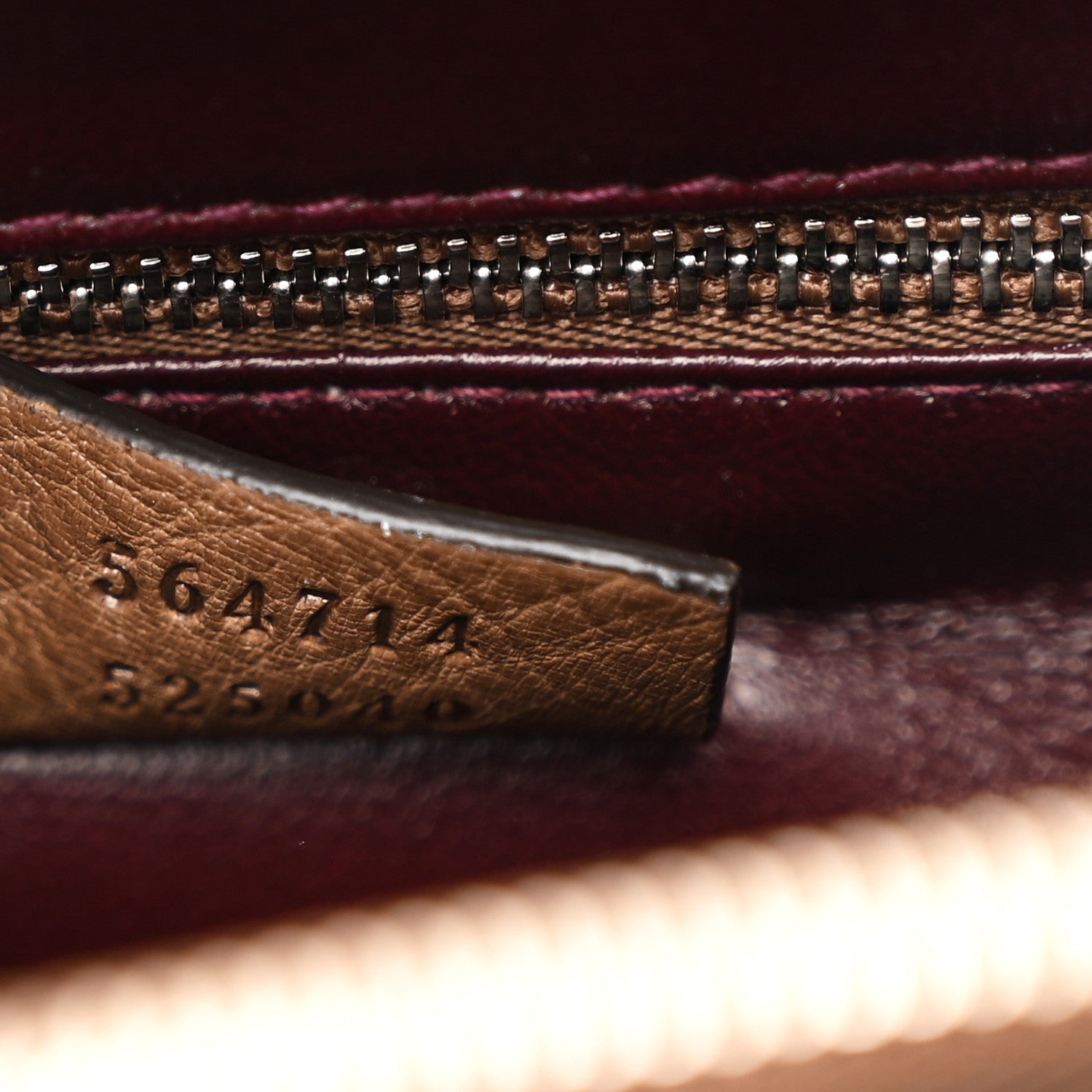 Gucci Ostrich Medium Zumi Top Handle Bag Brown