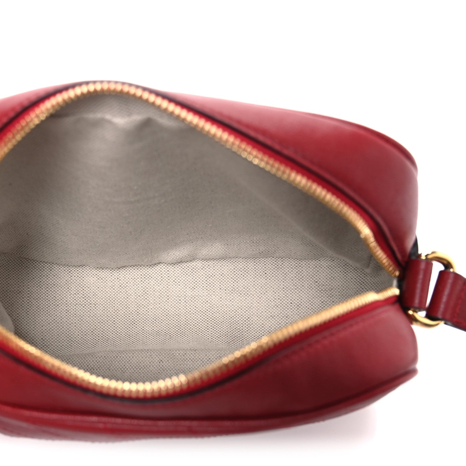 Gucci Sakai Be Green Calfskin Diagonal Stitched Small Blondie Shoulder Bag Rosso