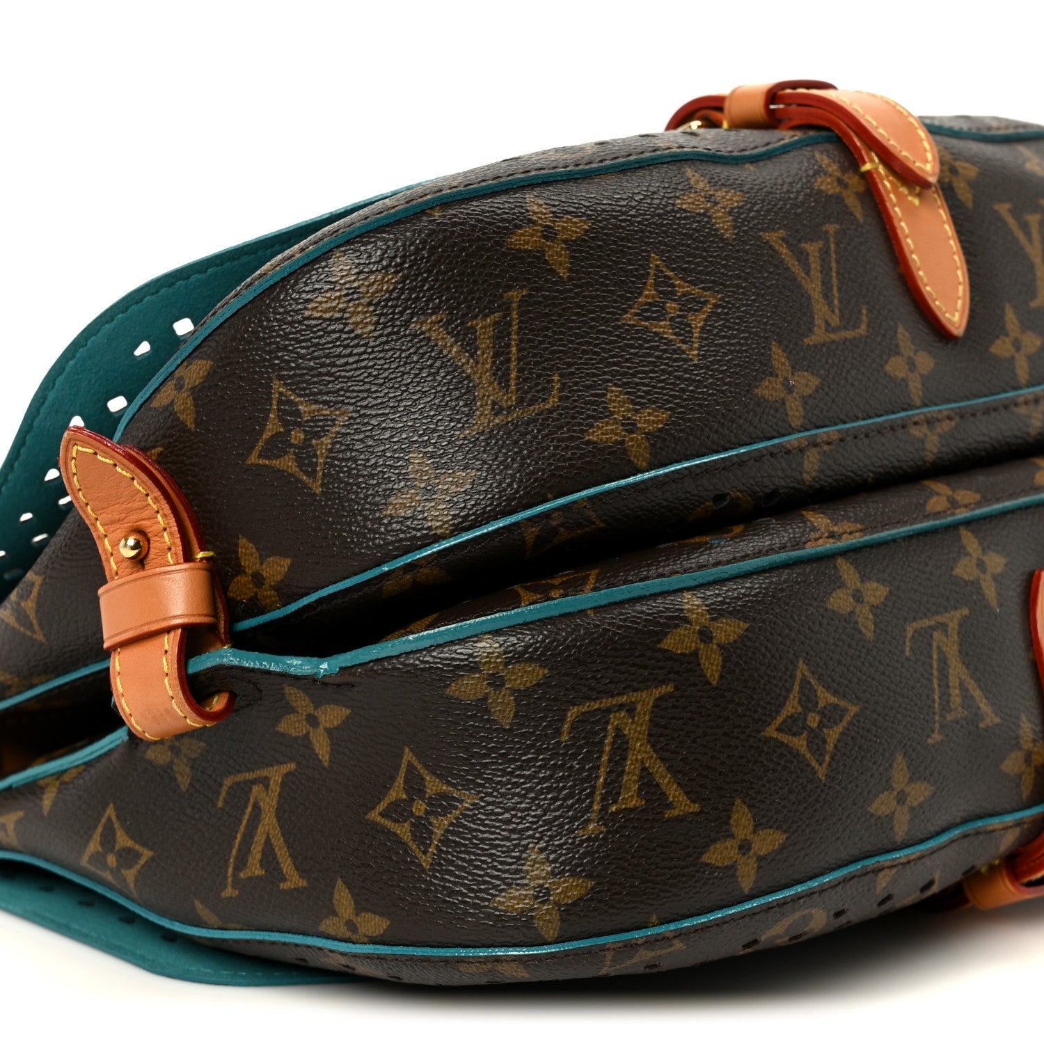 Louis Vuitton Monogram SC Flore Saumur Teal