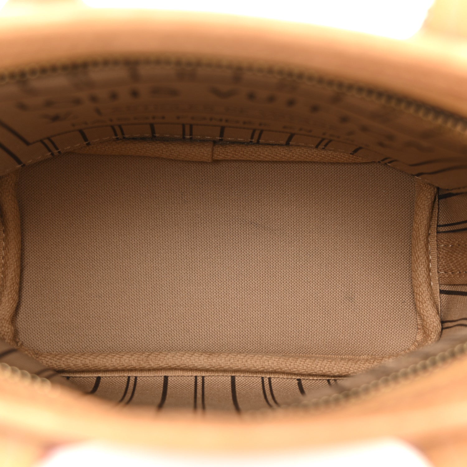 Louis Vuitton Monogram Neverfull BB Beige