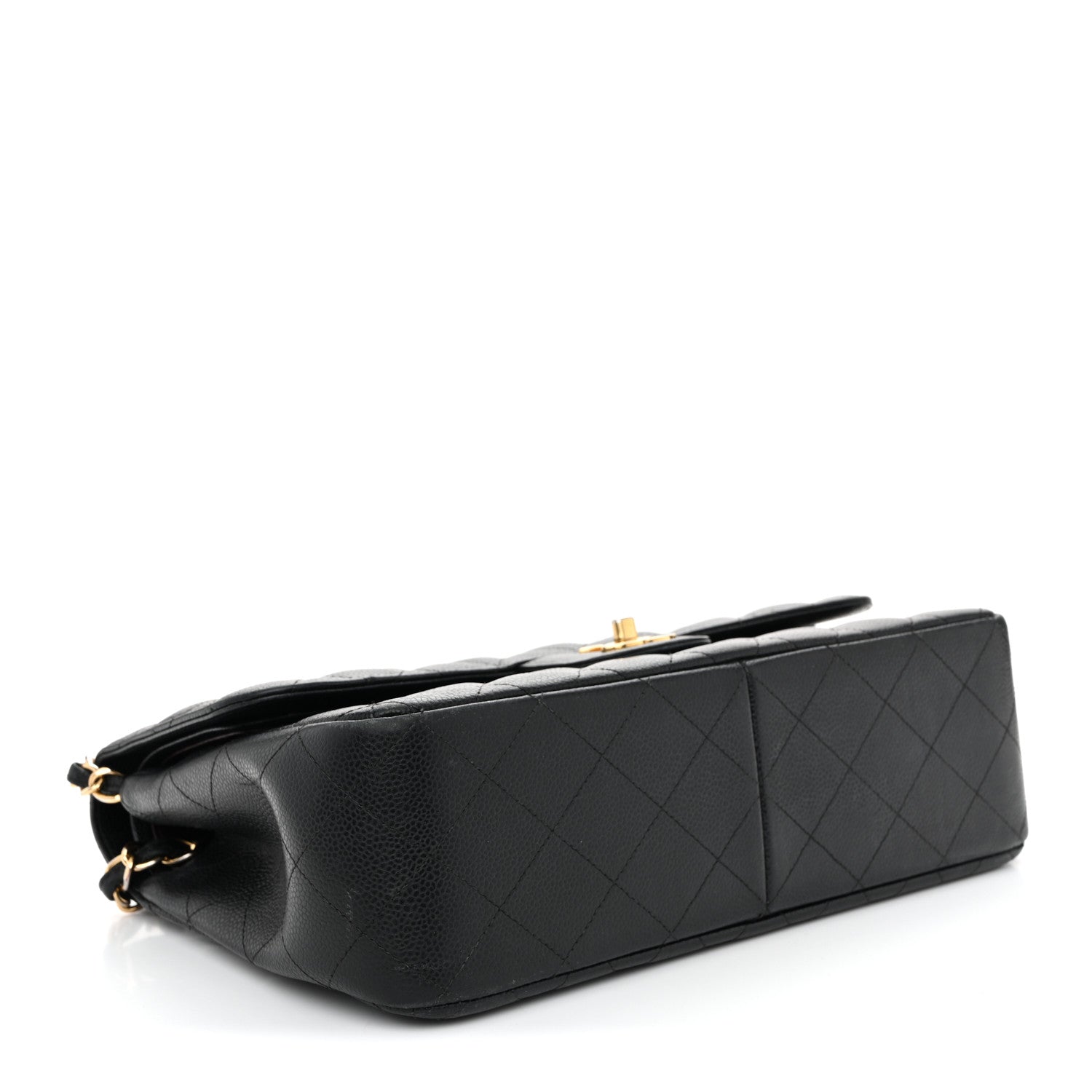Chanel Caviar Quilted Jumbo Double Flap Black