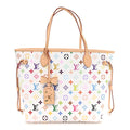 Louis Vuitton LV X TM Monogram Multicolor Neverfull MM White