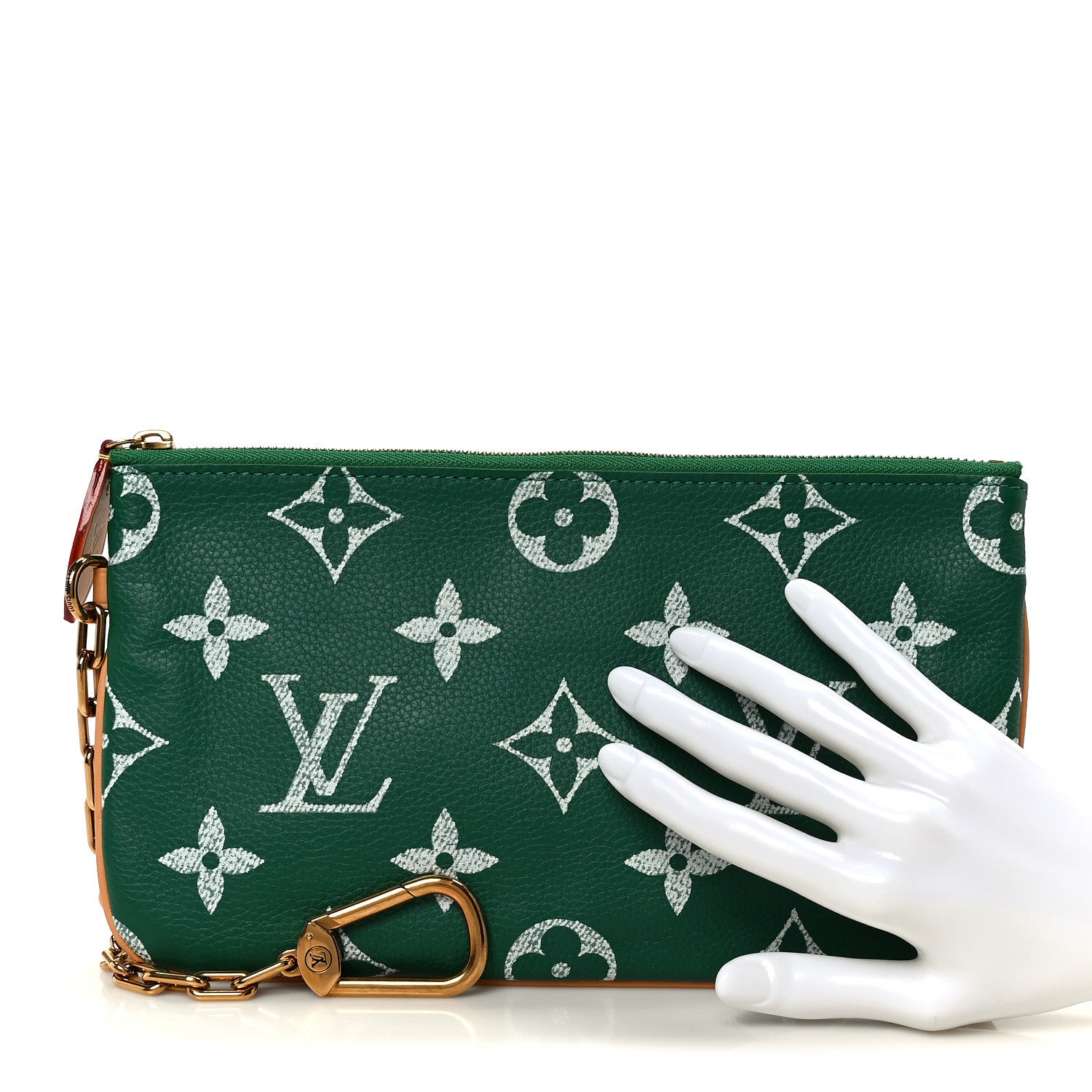 Louis Vuitton Calfskin Monogram Speedy P9 Bandouliere 50 Pochette Green