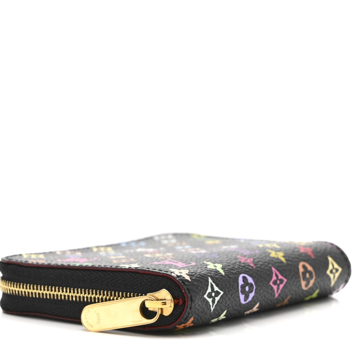 Louis Vuitton Monogram Multicolor Zippy Coin Purse Black Grenade