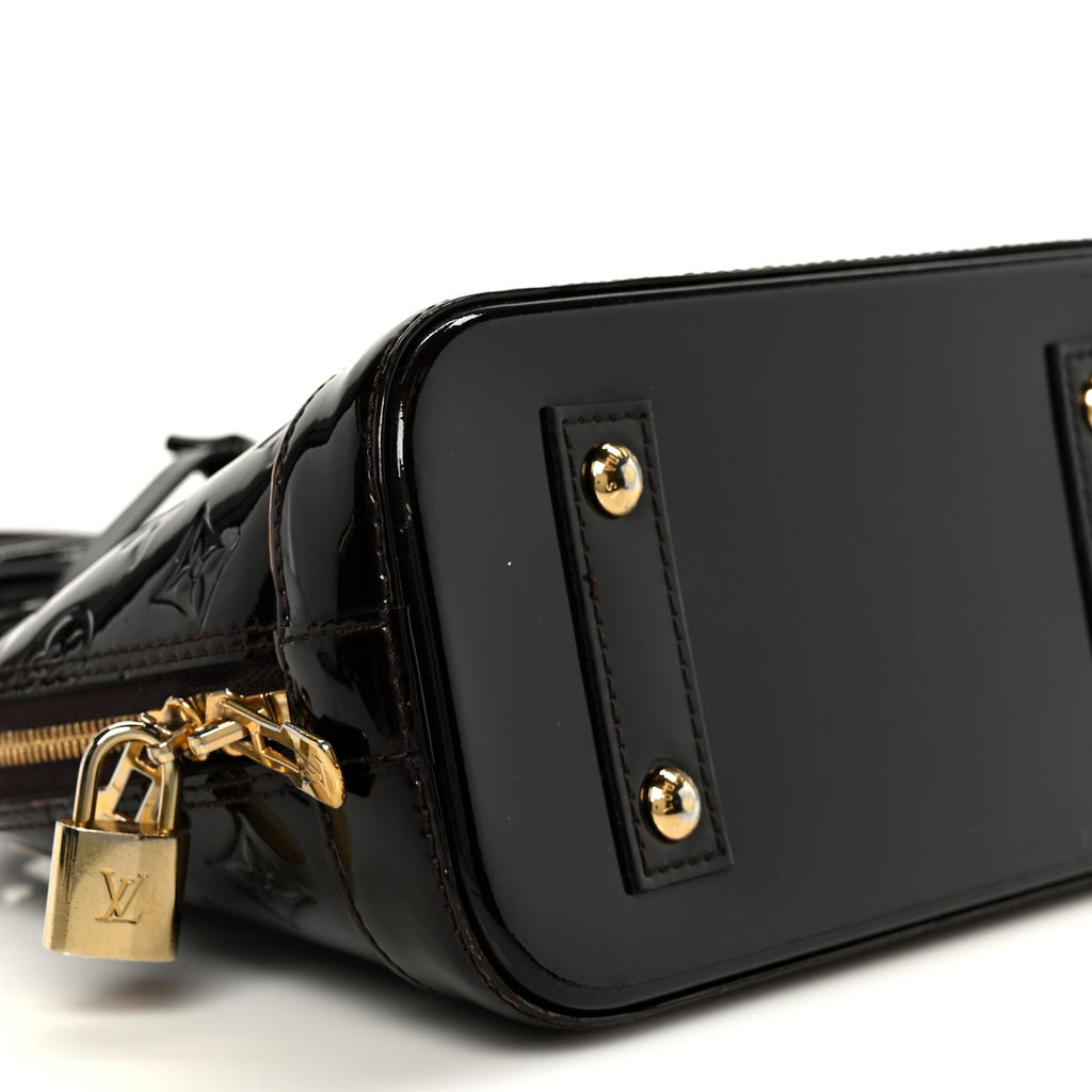 Louis Vuitton Vernis Alma BB Amarante