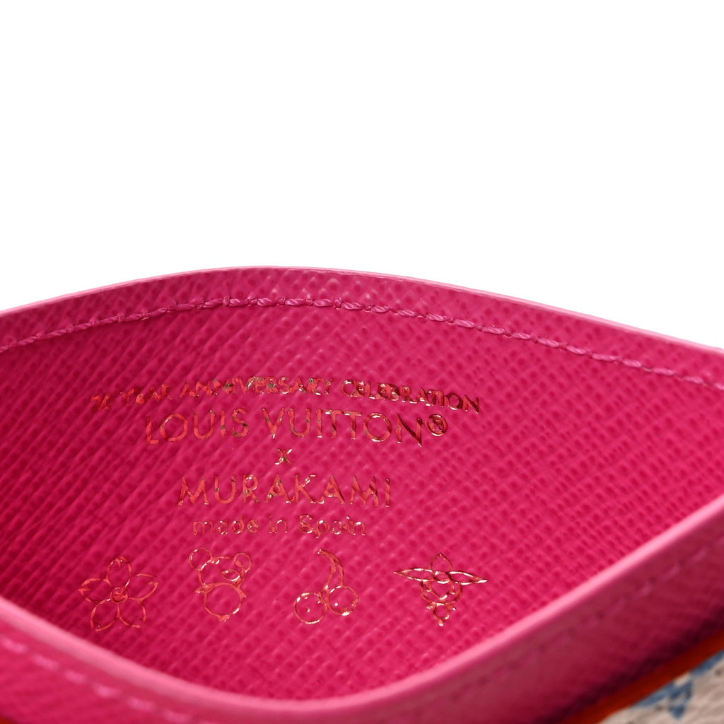 Louis Vuitton LV X TM Monogram Multicolor Card Holder Kawaii Pink