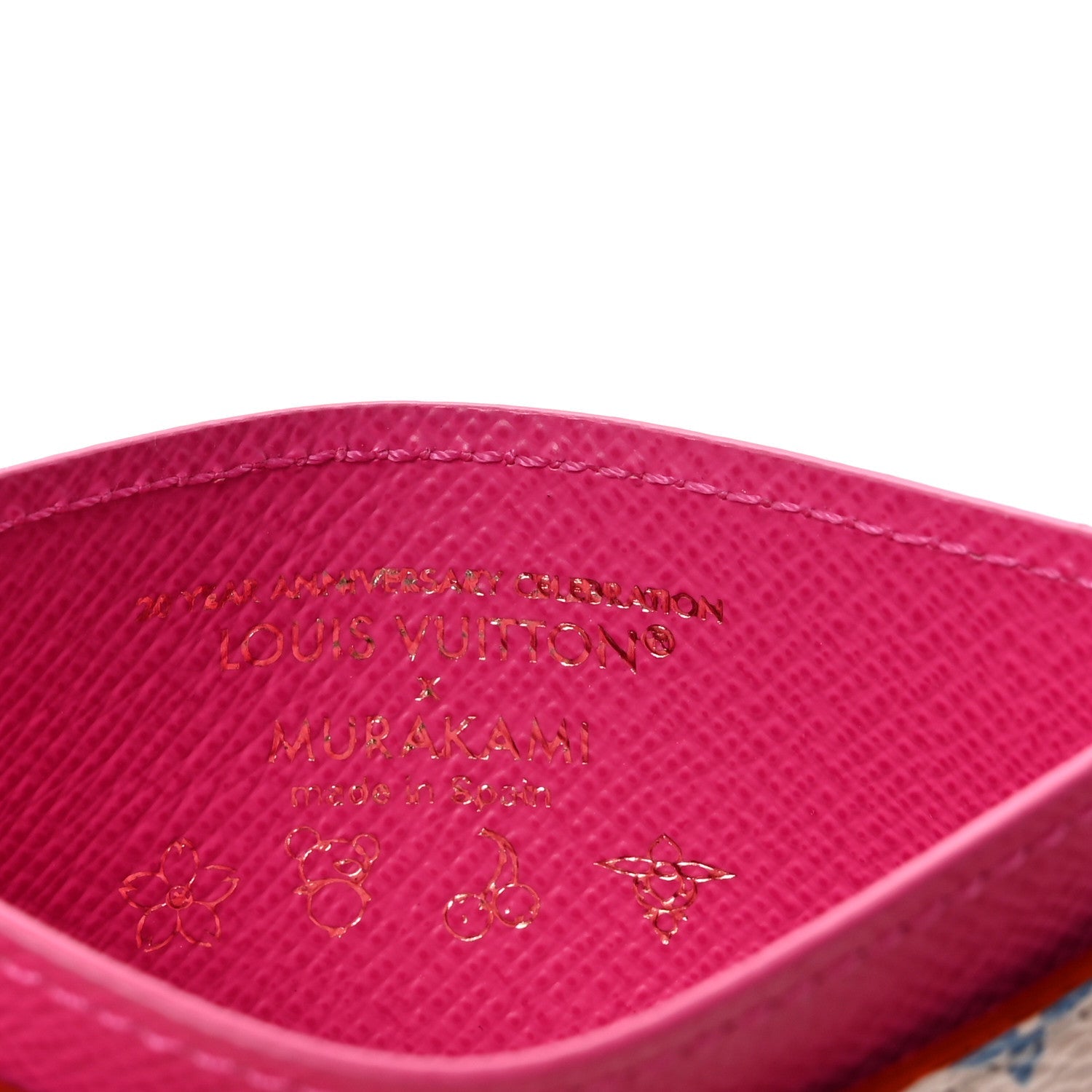 Louis Vuitton LV X TM Monogram Multicolor Card Holder Kawaii Pink