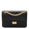 Chanel Calfskin Quilted 2.55 Reissue Mini Flap Black