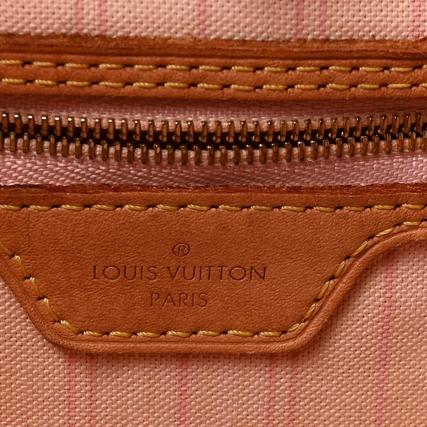 Louis Vuitton Damier Azur Neo Neverfull MM Rose Ballerine
