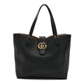 Gucci Grained Calfskin Small Dahlia Tote Black