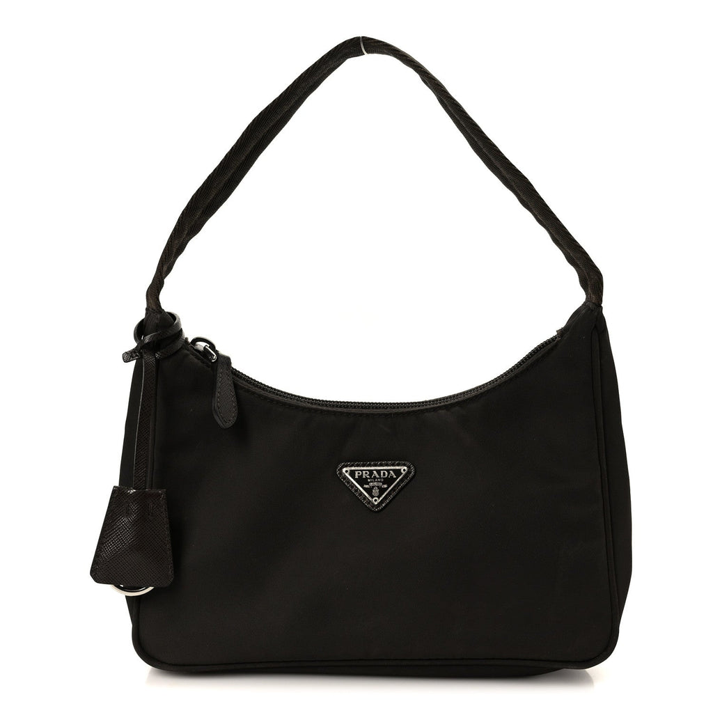 Prada Tessuto Nylon Mini Re-Edition 2000 Bag Caffe