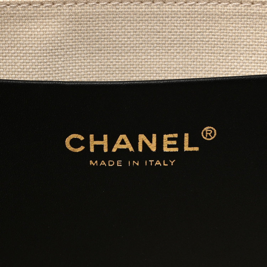 Chanel Suede Quilted Eyes On You Large Shopping Bag Beige