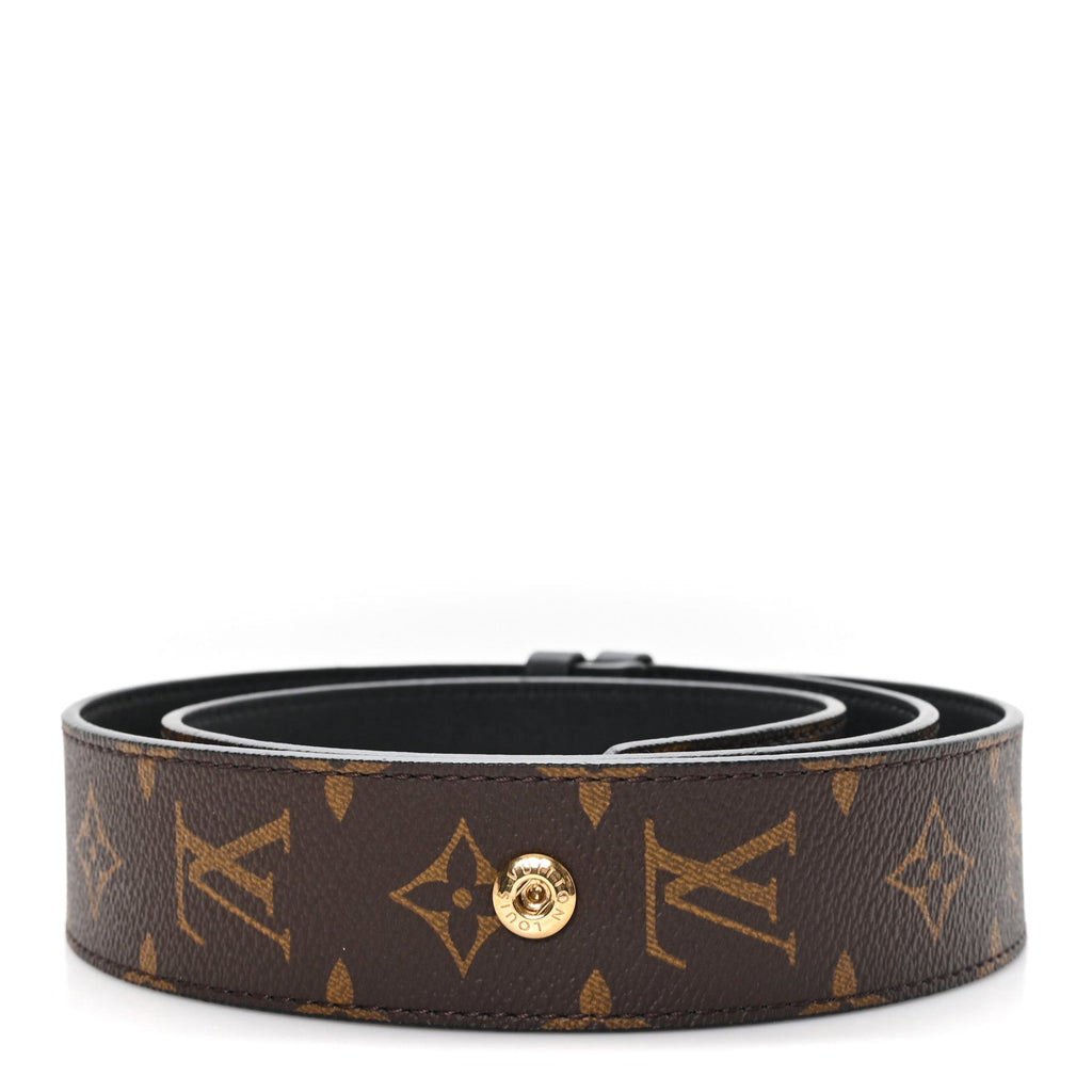 Louis Vuitton Monogram Adjustable Bandouliere Shoulder Strap Black