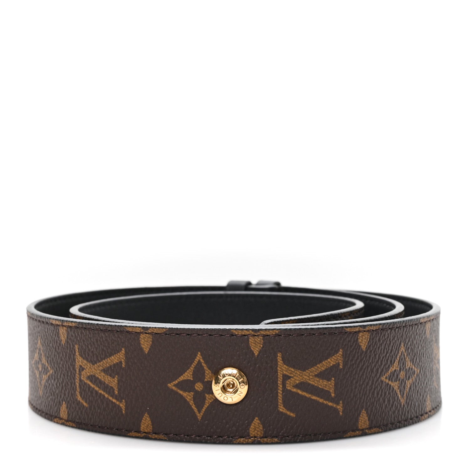 Louis Vuitton Monogram Adjustable Bandouliere Shoulder Strap Black