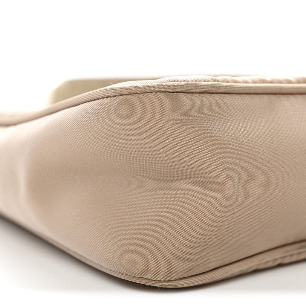 Prada Tessuto Nylon Mini Re-Edition 2000 Bag Cammeo
