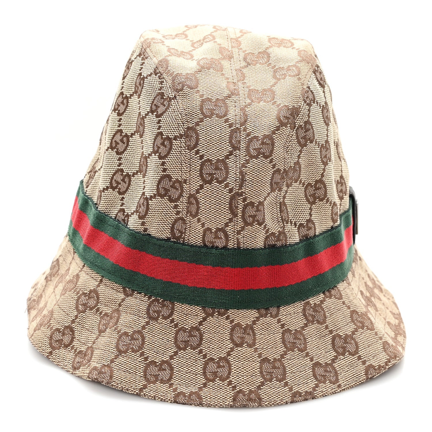 Gucci Monogram Web Bucket Hat M Brown