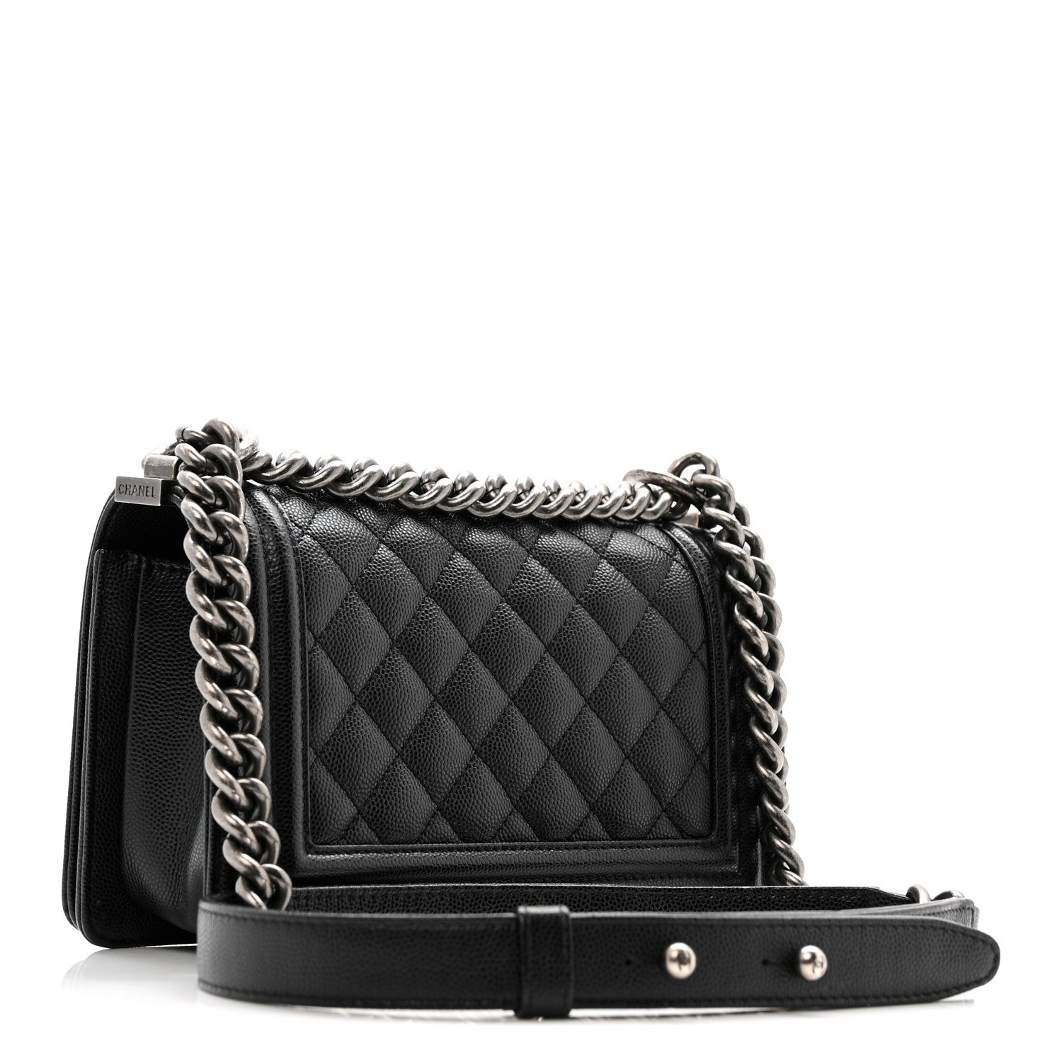 Chanel Caviar Quilted Small Boy Flap Black