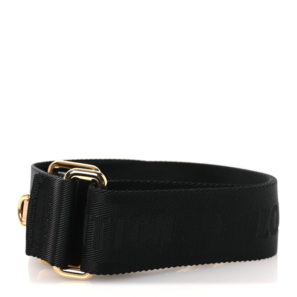 Louis Vuitton Monogram Multi Pochette Accessories Bandouliere Shoulder Strap Black