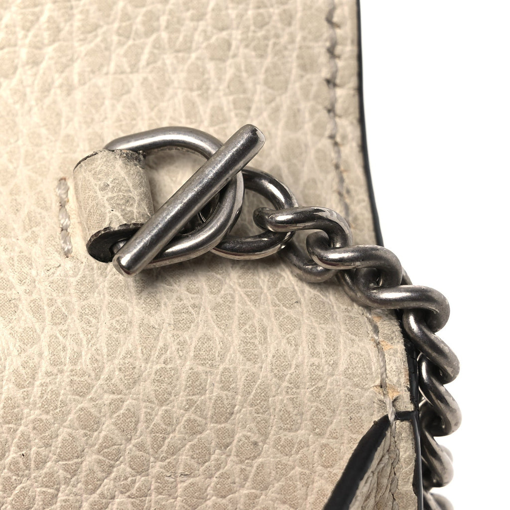 Gucci Dollar Calfskin Crystal Super Mini Dionysus Shoulder Bag Mystic White Black Diamond