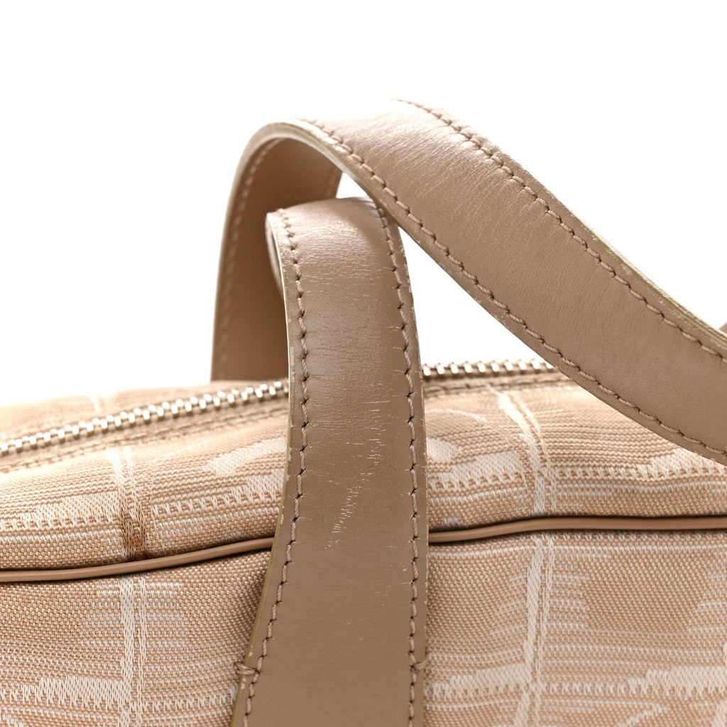 Chanel Nylon Travel Bowler Beige