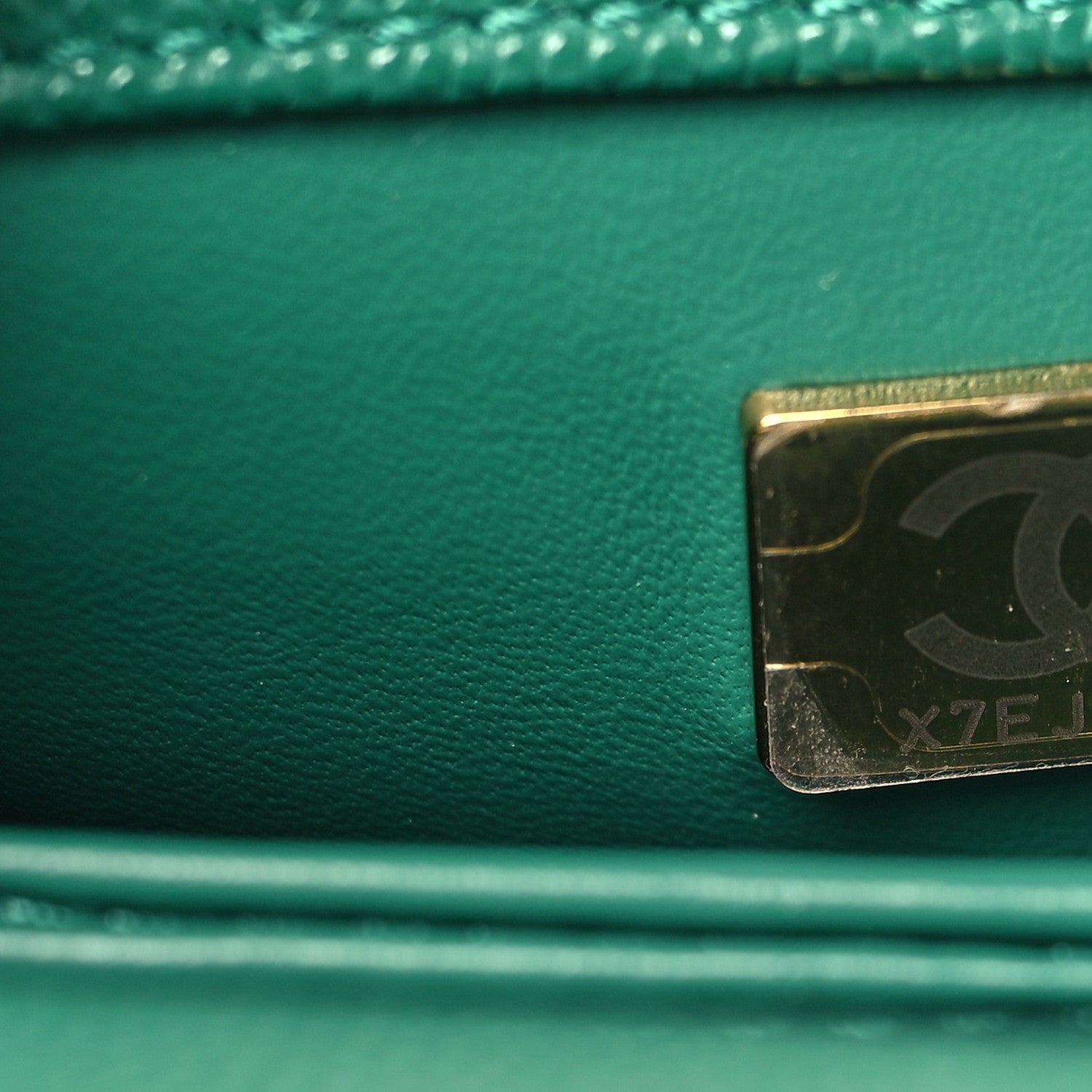 Chanel Caviar Quilted Extra Mini Coco Handle Flap Green