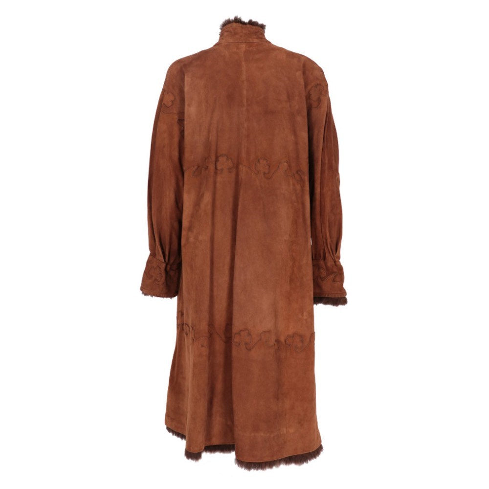 Fendi Suede Double Layer Coat - '70s