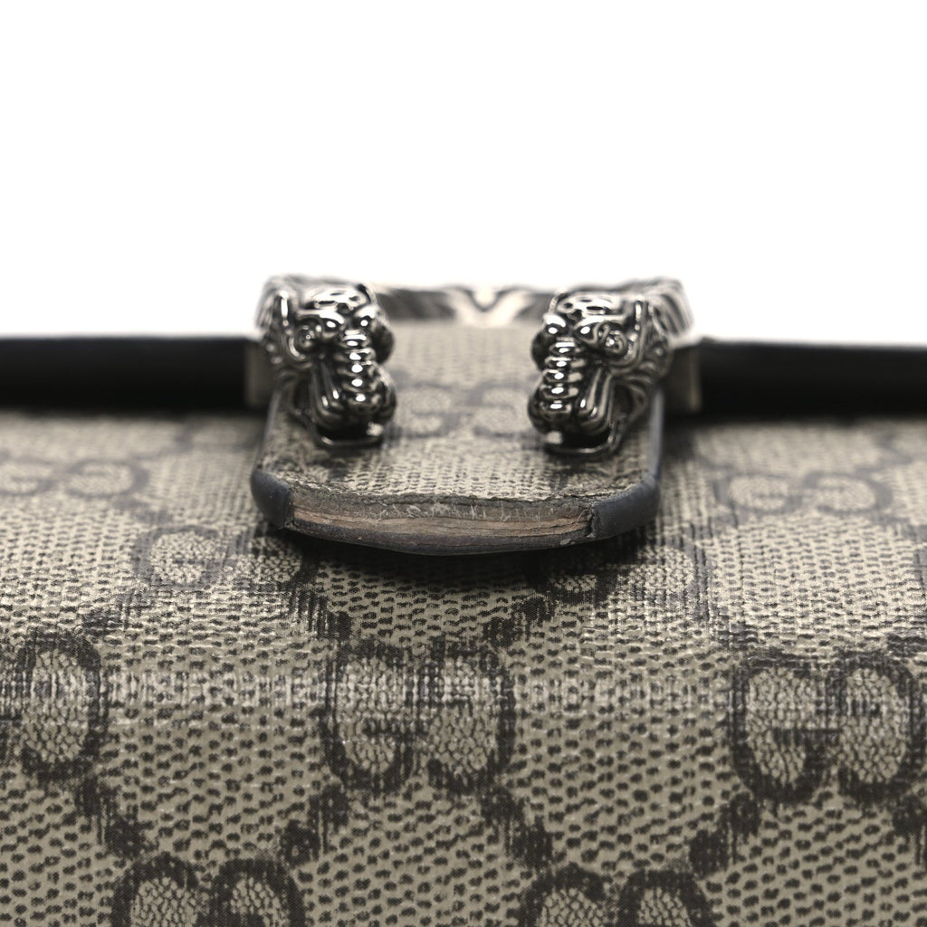 Gucci GG Supreme Monogram Mini Dionysus Chain Wallet Beige Taupe