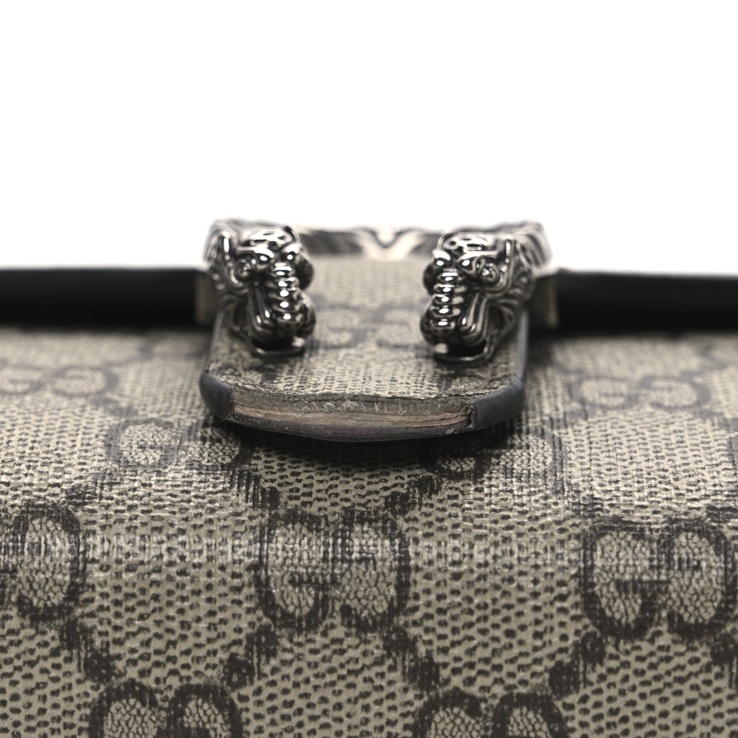 Gucci GG Supreme Monogram Mini Dionysus Chain Wallet Beige Taupe