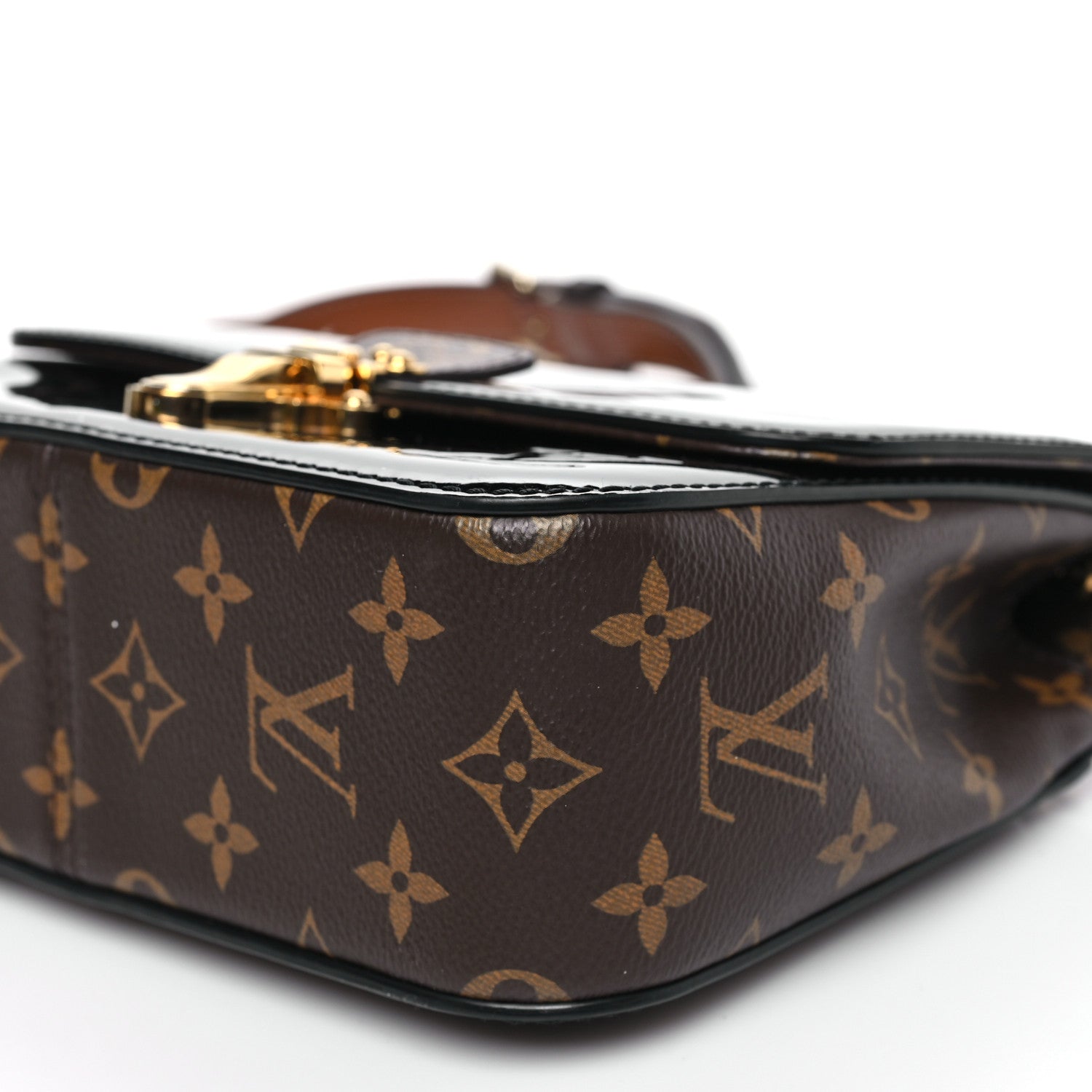 Louis Vuitton Patent Calfskin Monogram Cherrywood BB Black