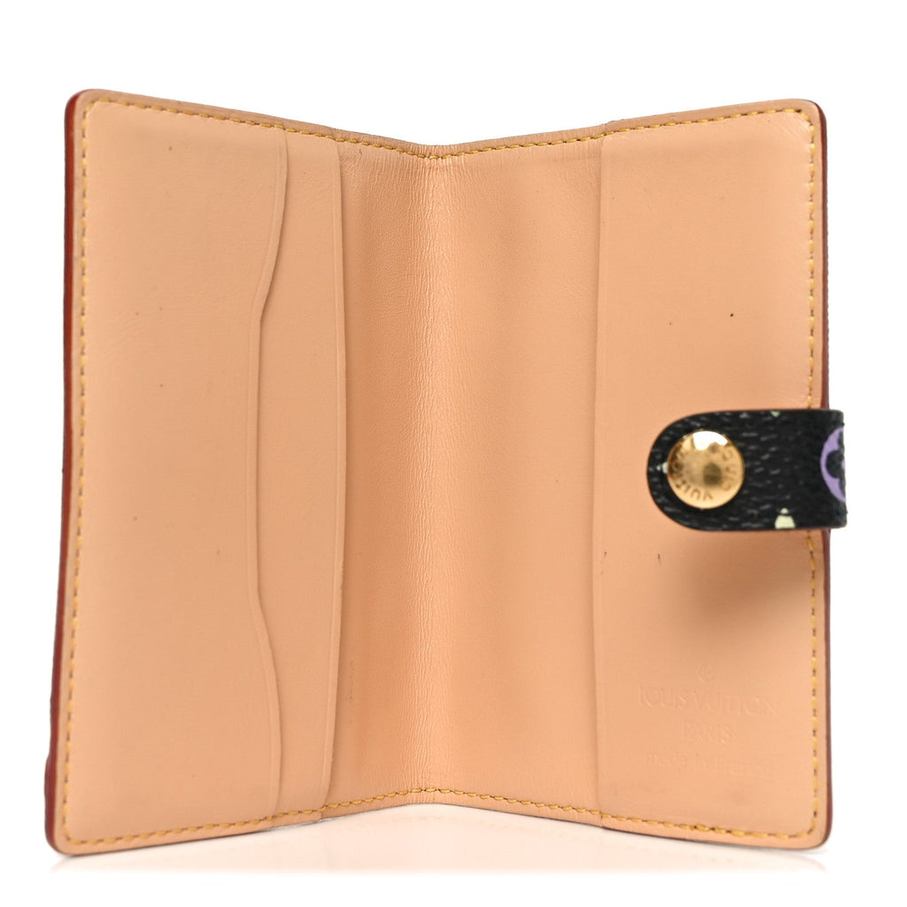 Louis Vuitton Monogram Multicolor Carnet de Bal Mini Agenda Cover Black