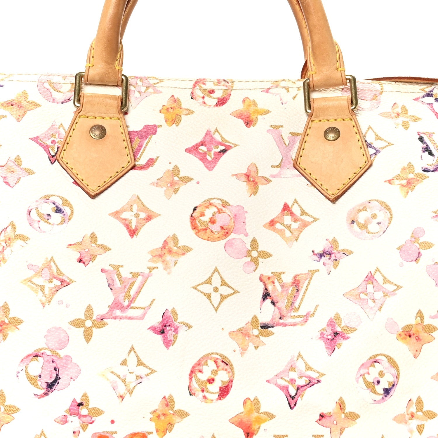 Louis Vuitton Watercolor Aquarelle Speedy 35 White
