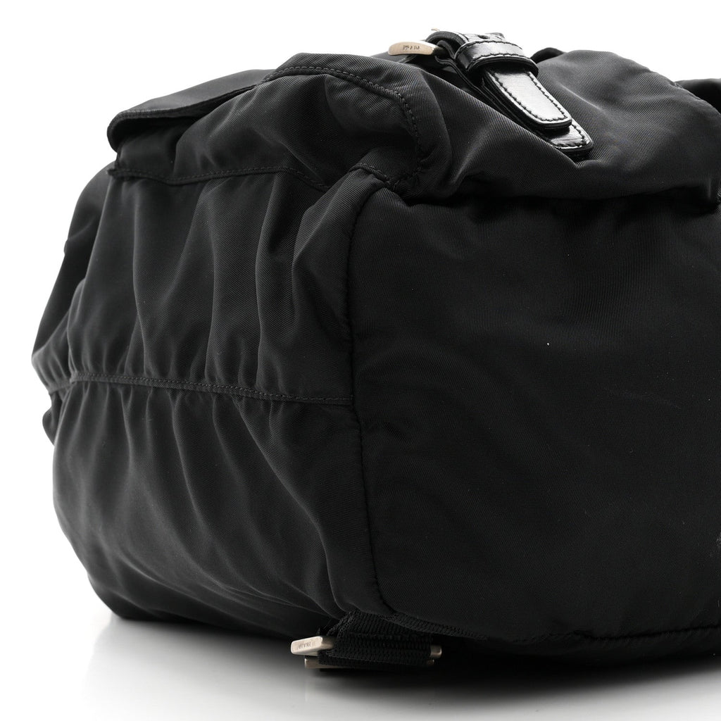 Prada Tessuto Nylon Vela Medium Backpack Black