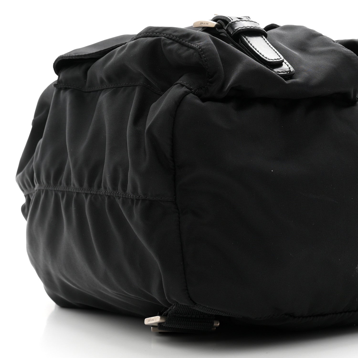 Prada Tessuto Nylon Vela Medium Backpack Black