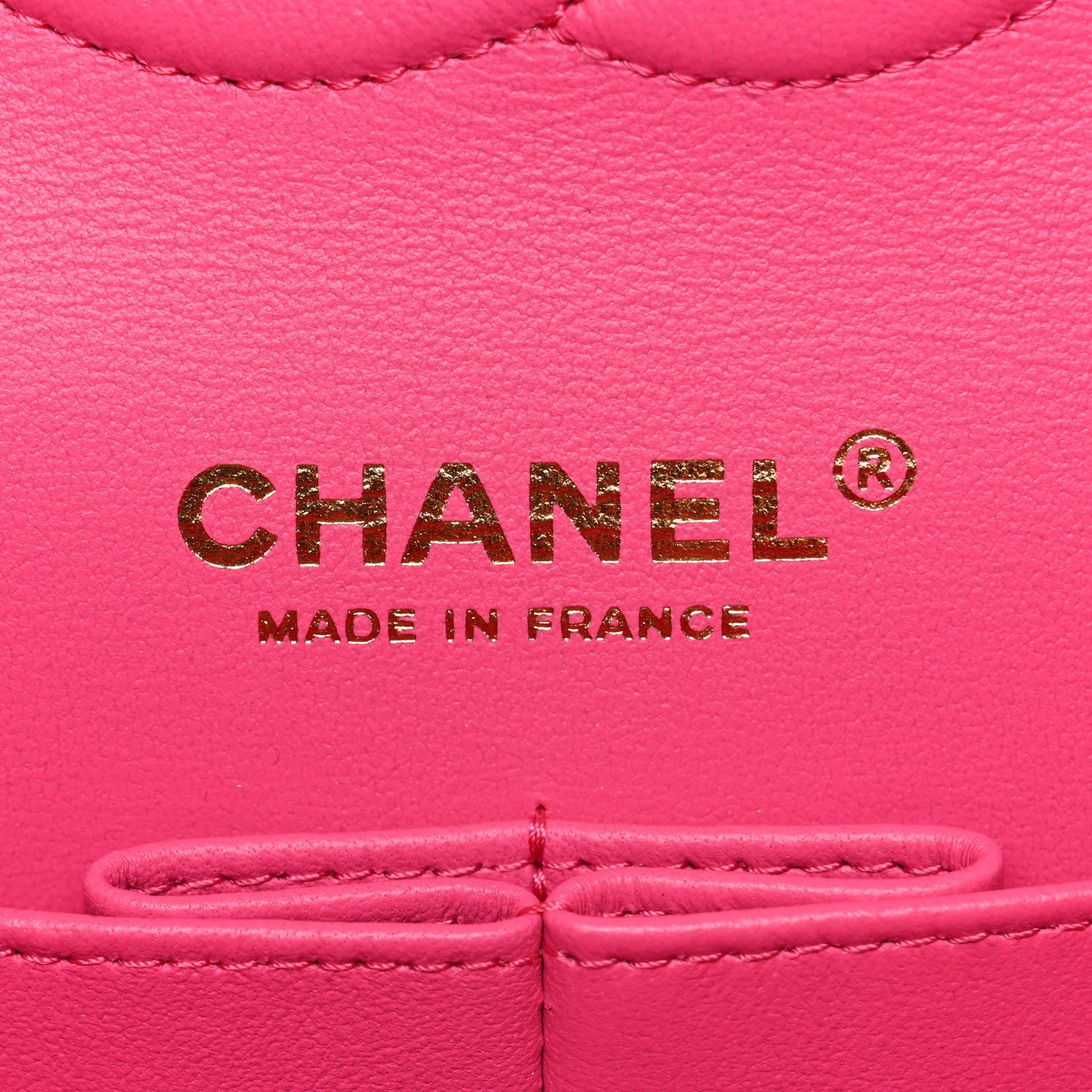 Chanel Caviar Quilted Medium Double Flap Dark Pink