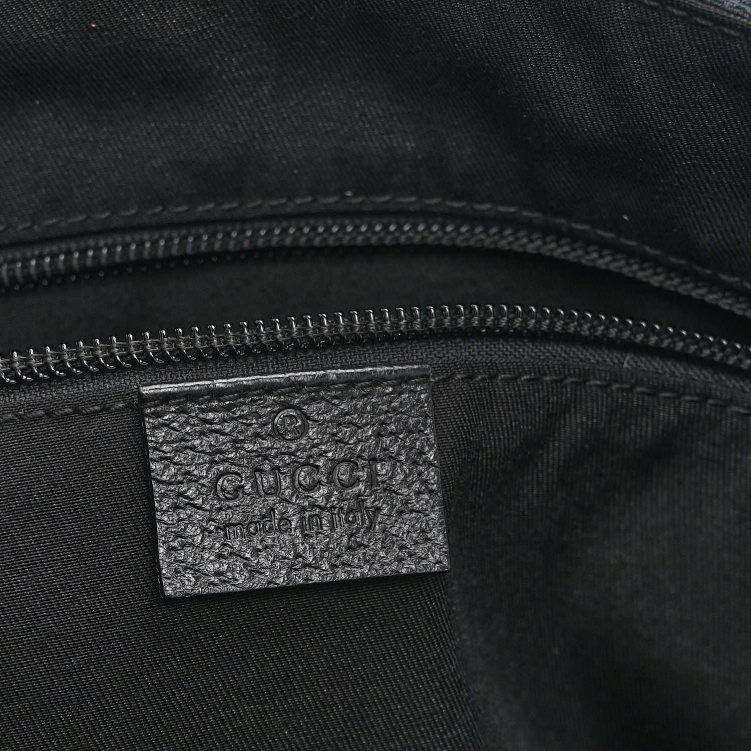 Gucci Monogram Small Flap Messenger Bag Black