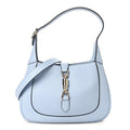 Gucci Grained Calfskin Web Medium Jackie 1961 Hobo Light Blue