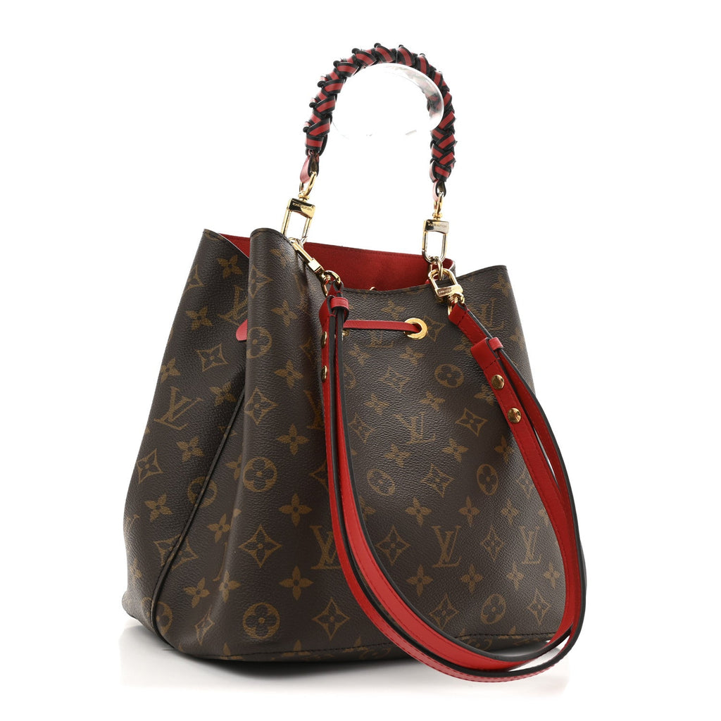 Louis Vuitton Monogram Braided Neonoe Coquelicot