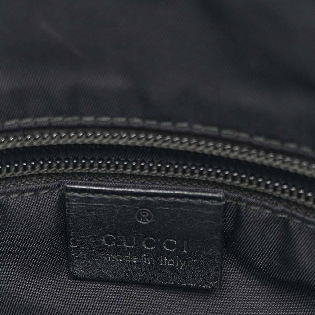 Gucci Canvas Web Messenger Bag Black